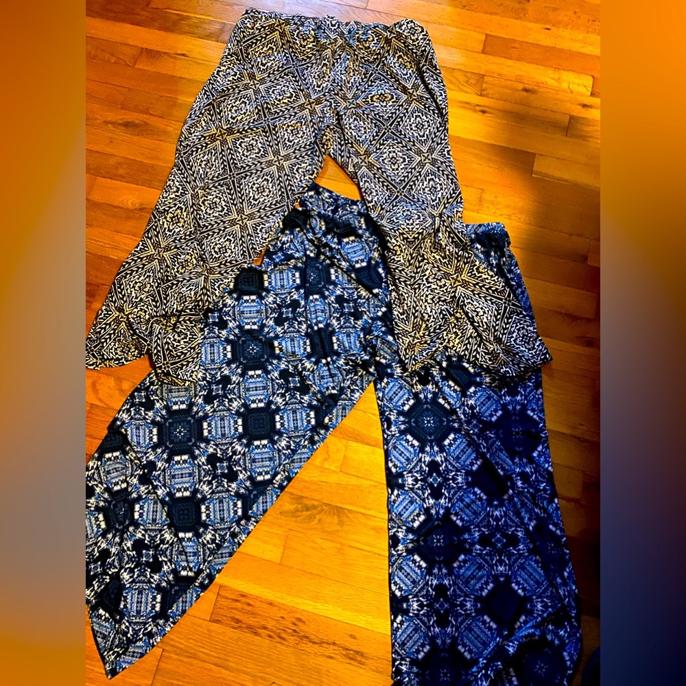 Sharagano /Style & Co - Lot 2 prs of pants. SizeL. Fits like 1X or 16 plus size